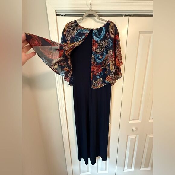Connected Apparel NWT Size 12P Navy Women's Jumpsuit - Picture 8 of 10